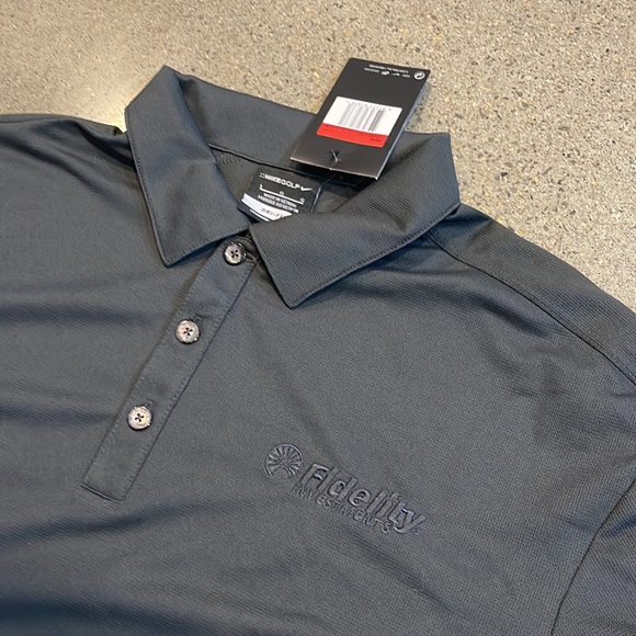 Mens Nike Dri-Fit Golf Polo NWT Large - Picture 2 of 3